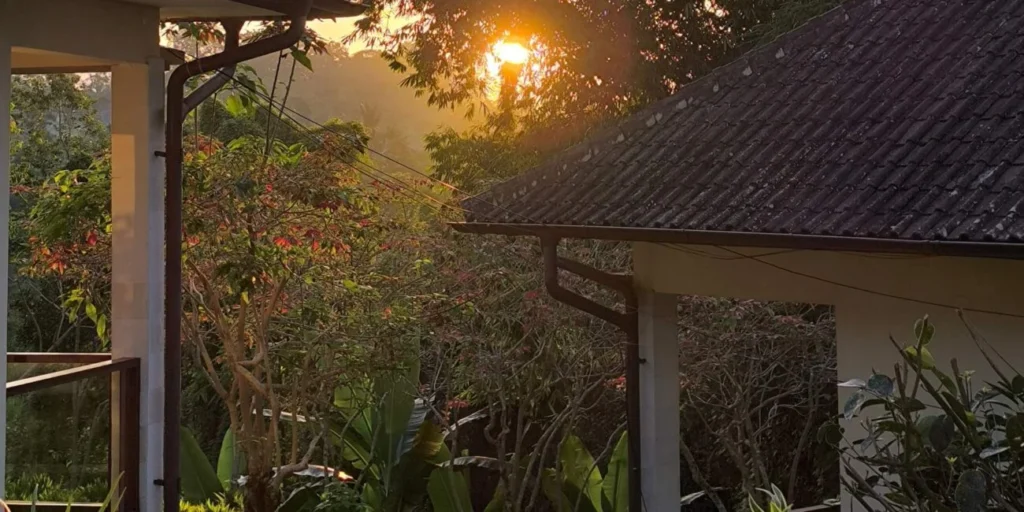Deluxe Farm Room Plus jungle sanctuary at Moksha Bali