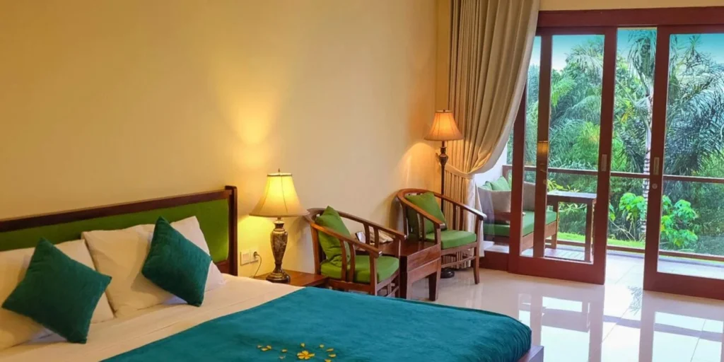Deluxe Farm Room Plus jungle sanctuary at Moksha Bali