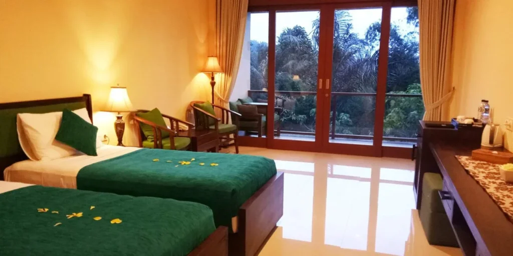 Deluxe Farm Room Plus jungle sanctuary at Moksha Bali