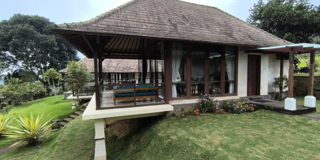 Luxury Farm Suite hillside villa at Moksha retreat Bali
