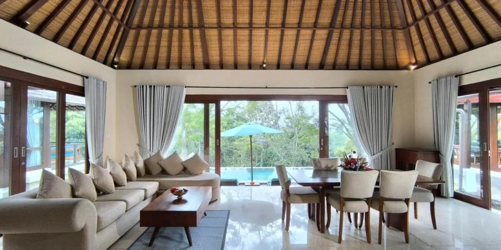 Two-bedroom pool villa at Moksha Ayurvedic retreat Bali