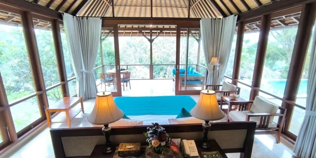 Two-bedroom pool villa at Moksha Ayurvedic retreat Bali